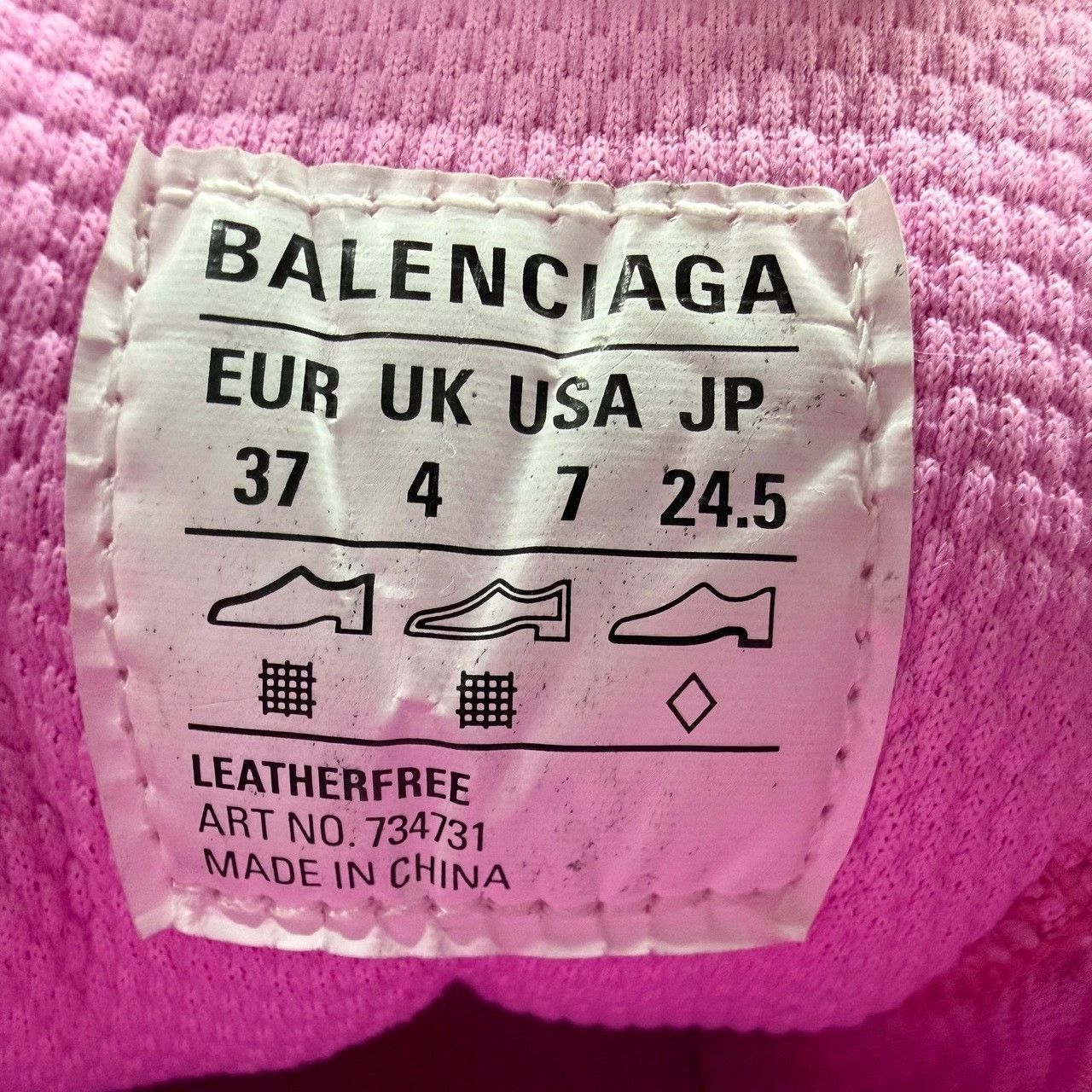 Balenciaga Balenciaga Pink Lowtop Sneakers us_6-5 Women Size US 6.5 / IT 36.5 - 5 Thumbnail