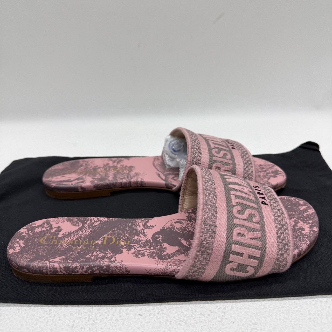 Dior Dior Embroidered Multi Sandals us_5 Women Size US 5 / IT 35 - 4 Thumbnail