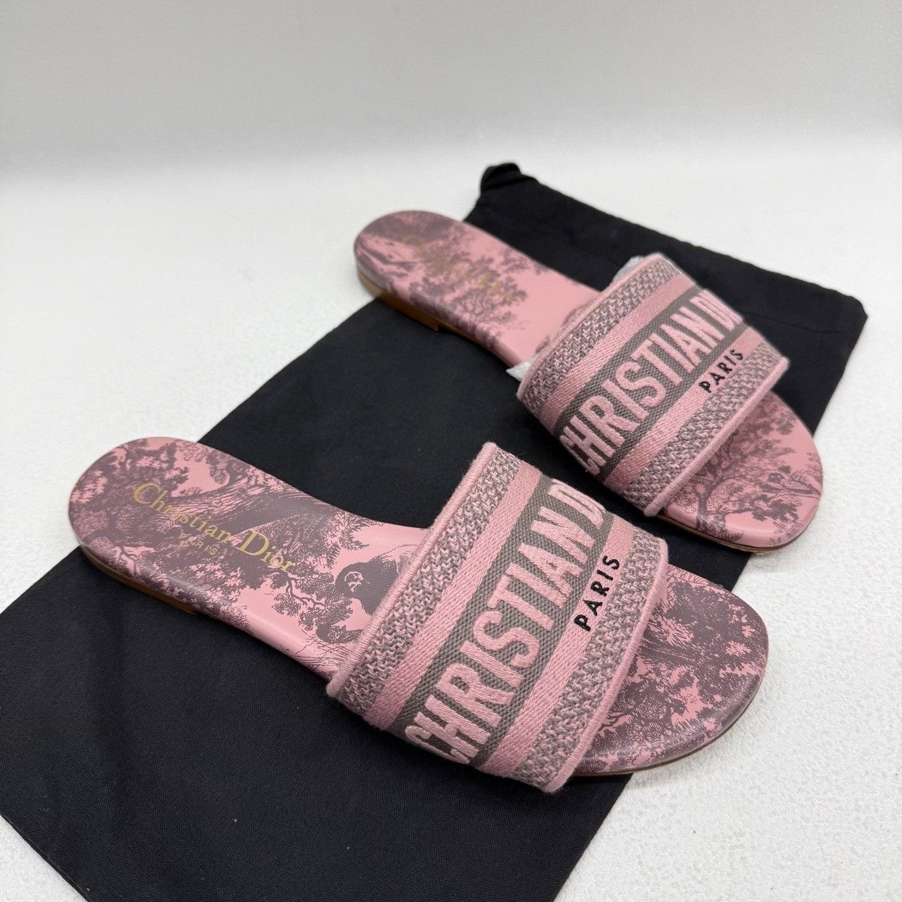 Dior Dior Embroidered Multi Sandals us_5 Women Size US 5 / IT 35 - 3 Thumbnail