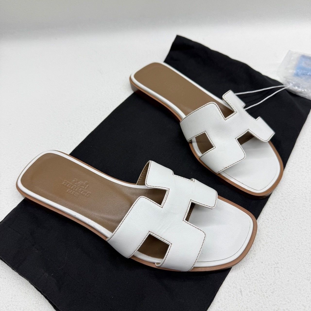 Hermes Hermes White Sandals us_4 Women Size US 4 / IT 34 - 3 Thumbnail