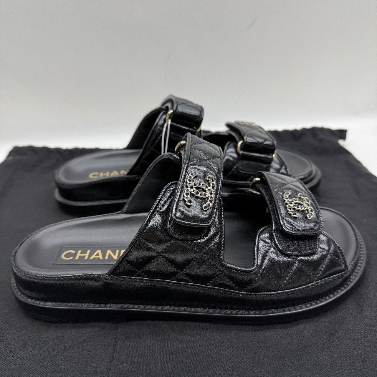 Chanel Chanel Retro Black Sandals us_6 Women Size US 6 / IT 36 - 4 Thumbnail