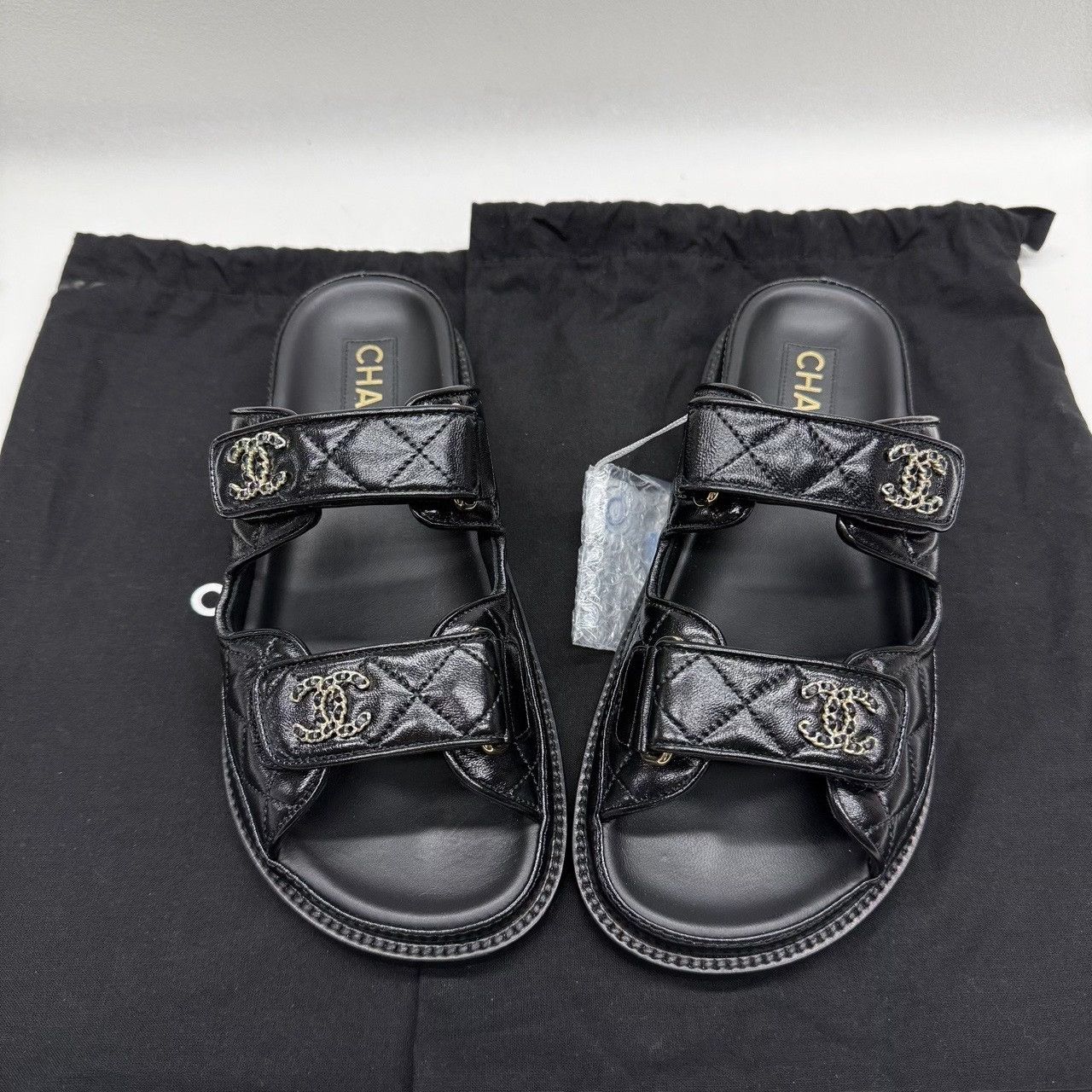 Chanel Chanel Retro Black Sandals us_6 Women Size US 6 / IT 36 - 9 Thumbnail