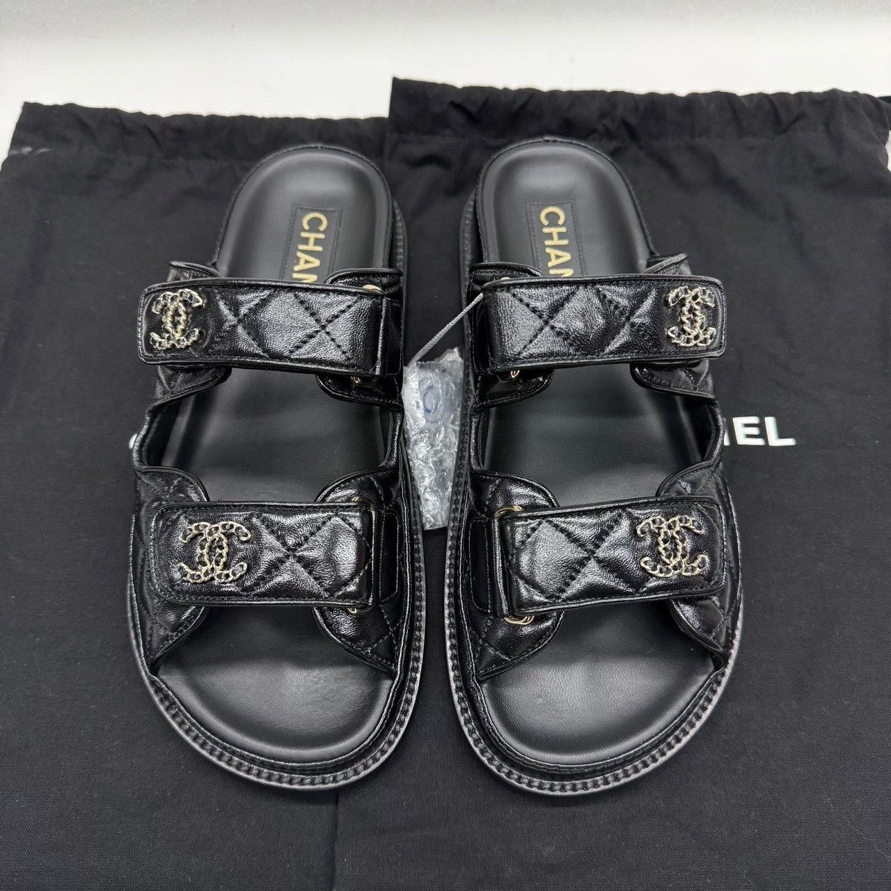 Chanel Chanel Retro Black Sandals us_6 Women Size US 6 / IT 36 - 2 Thumbnail