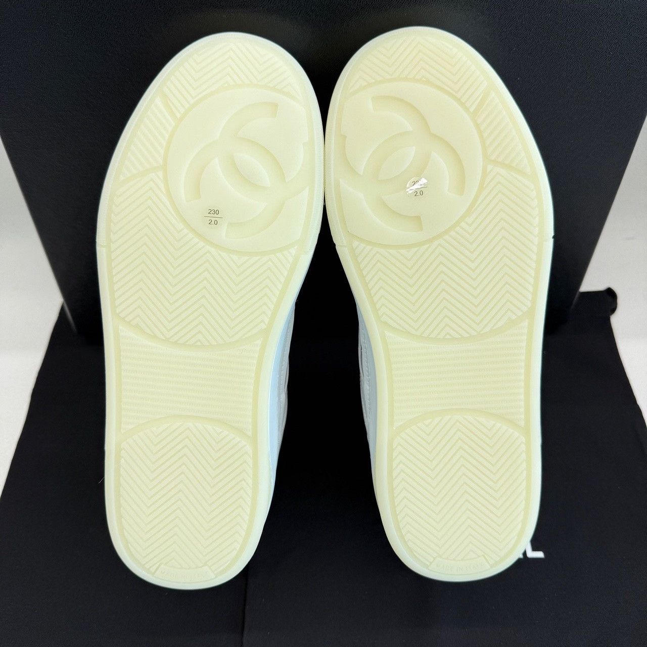 Chanel Chanel Leather White Lowtop Sneakers us_5 Women Size US 5 / IT 35 - 8 Thumbnail