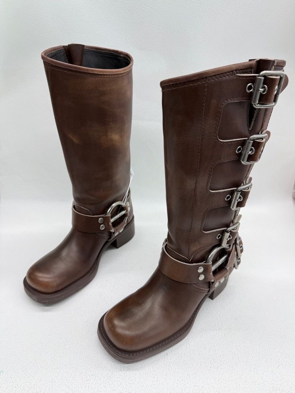 Miu Miu Miu Miu Retro Brown Boots us_6 Women Size US 6 / IT 36 - 4 Thumbnail