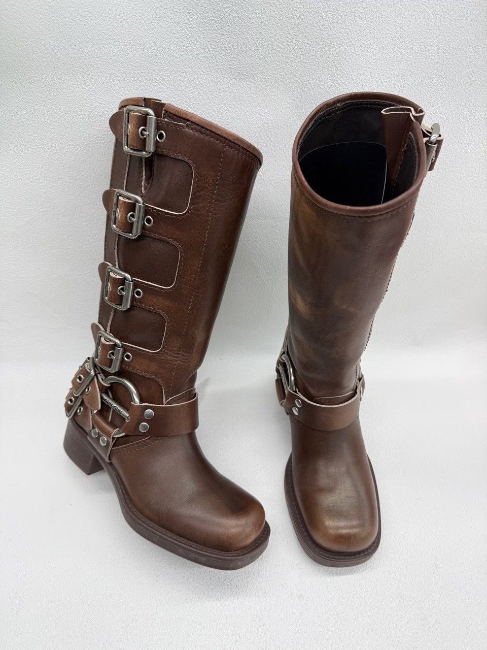 Miu Miu Miu Miu Retro Brown Boots us_6 Women Size US 6 / IT 36 - 3 Thumbnail