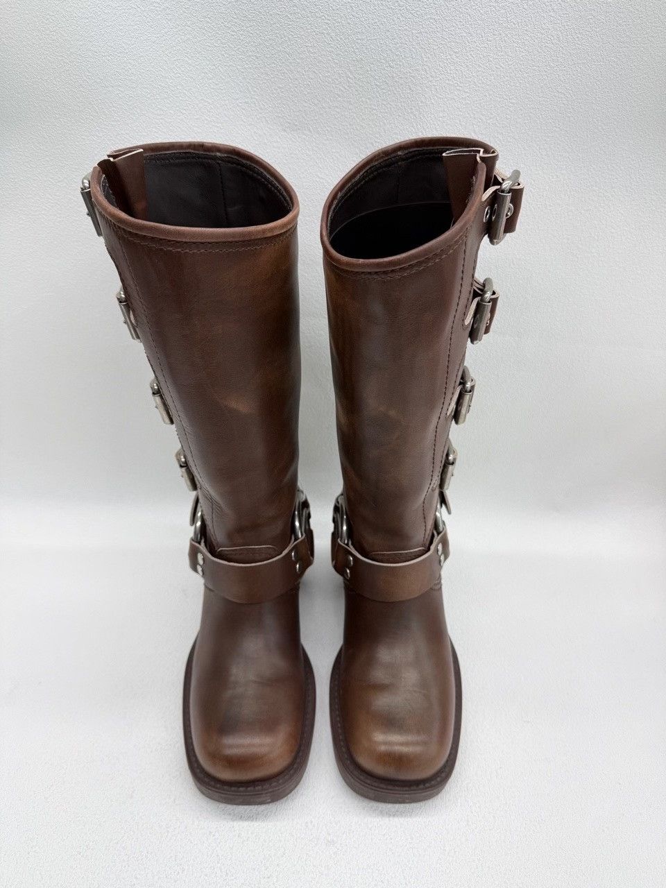 Miu Miu Miu Miu Retro Brown Boots us_6 Women Size US 6 / IT 36 - 2 Thumbnail