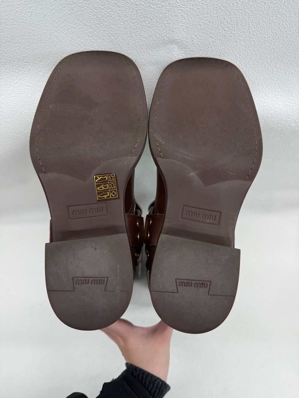 Miu Miu Miu Miu Retro Brown Boots us_6 Women Size US 6 / IT 36 - 9 Thumbnail
