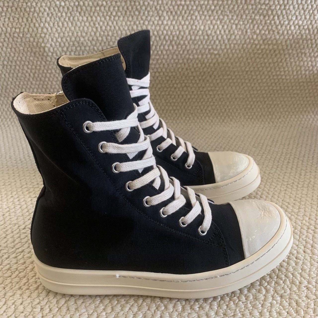 Rick Owens Rick Owens Canvas Lowtop Sneakers us_6-5 Women Size US 6.5 / IT 36.5 - 3 Thumbnail