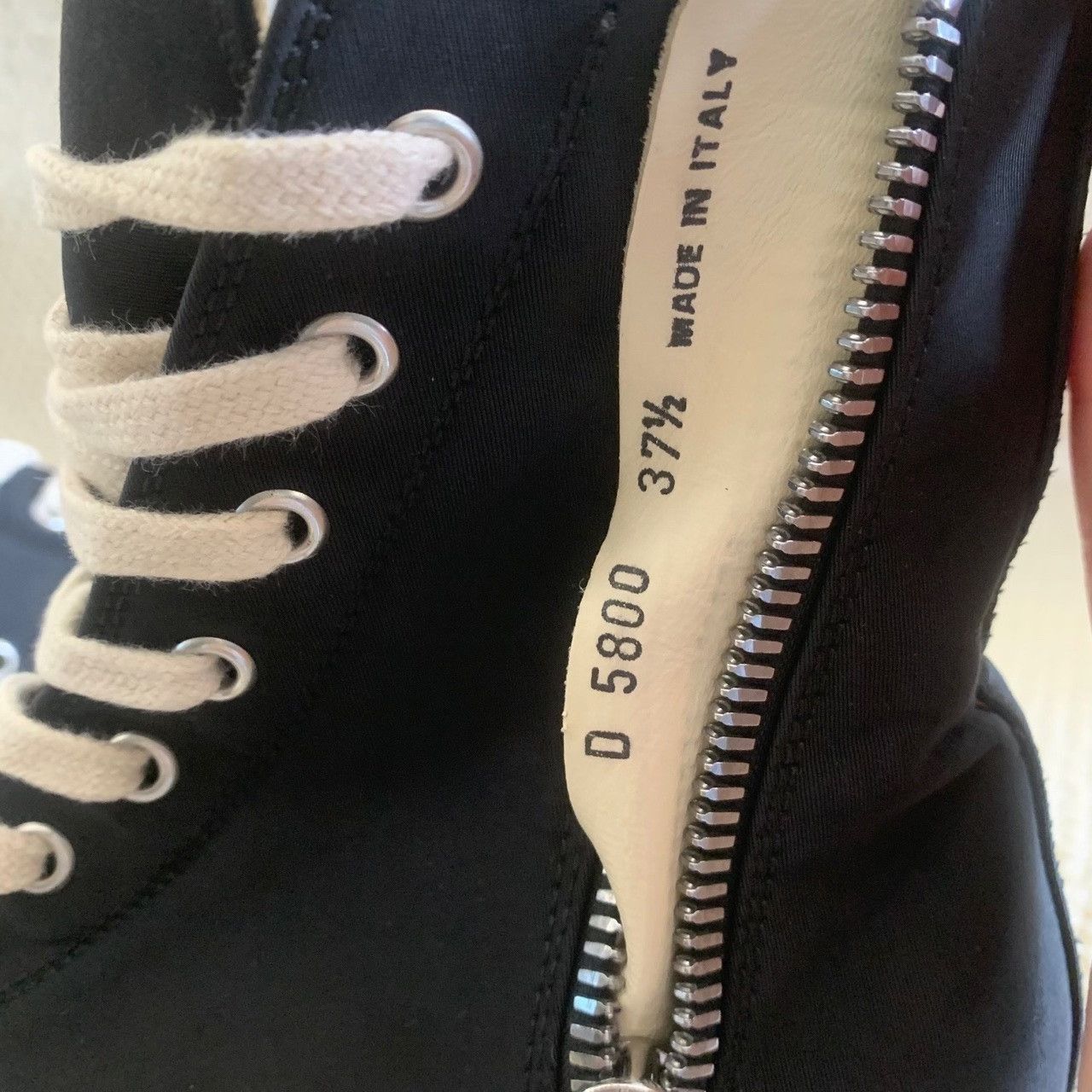 Rick Owens Rick Owens Canvas Lowtop Sneakers us_6-5 Women Size US 6.5 / IT 36.5 - 8 Thumbnail