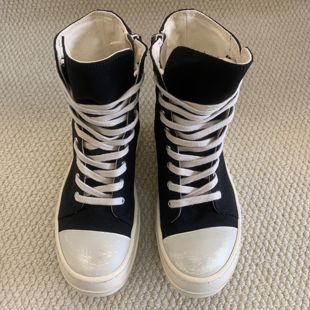 Rick Owens Rick Owens Canvas Lowtop Sneakers us_6-5 Women Size US 6.5 / IT 36.5 - 2 Thumbnail