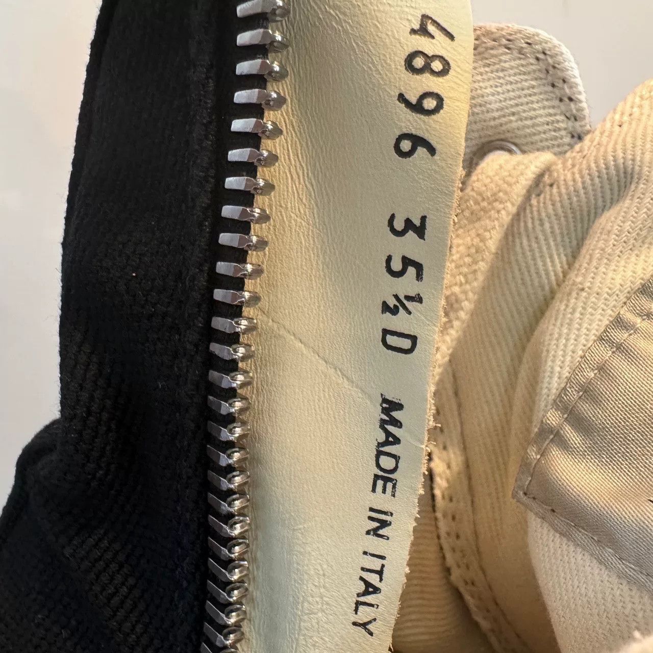 Rick Owens Rick Owens Black Hitop Sneakers us_5 Women Size US 5 / IT 35 - 9 Thumbnail