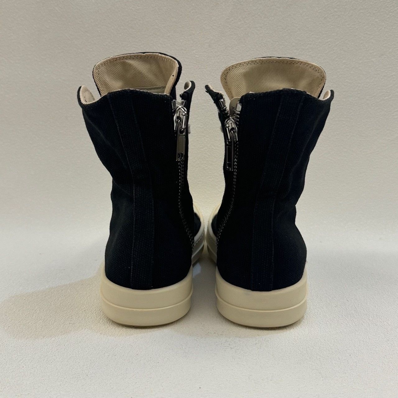Rick Owens Rick Owens Canvas Black Hitop Sneakers us_6.5 Women Size US 6.5 / IT 36.5 - 4 Thumbnail