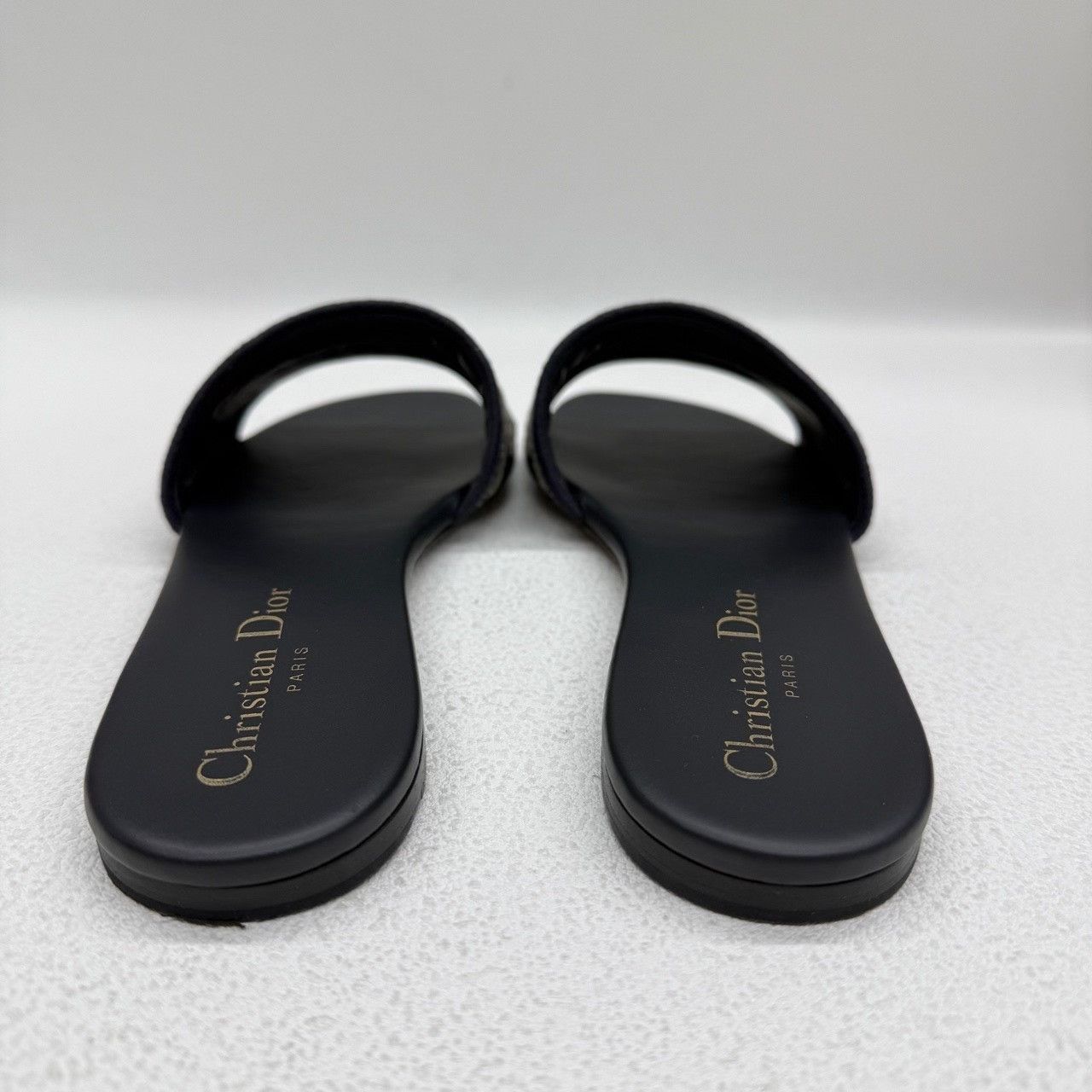 Dior Dior Canvas Printed Blue Sandals us_6 Women Size US 6 / IT 36 - 5 Thumbnail