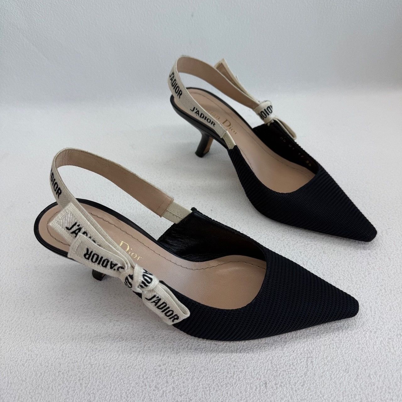 Dior Dior Embroidered Black Lowtop Sneakers us_5 Women Size US 5 / IT 35 - 3 Thumbnail