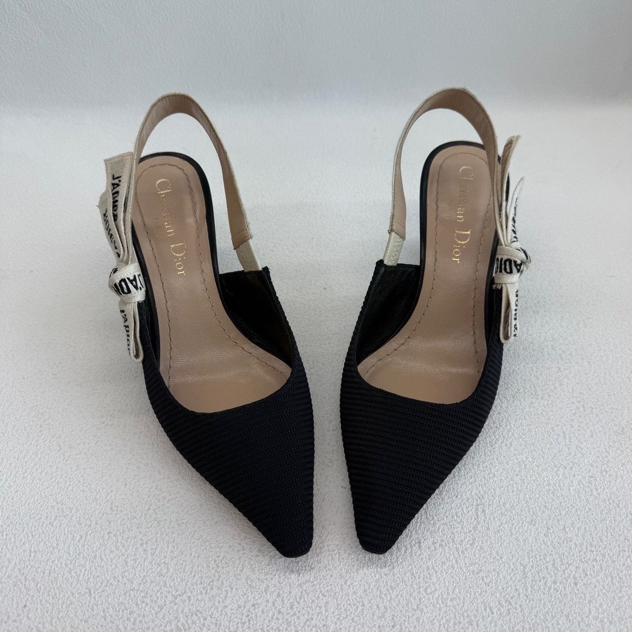 Dior Dior Embroidered Black Lowtop Sneakers us_5 Women Size US 5 / IT 35 - 8 Thumbnail
