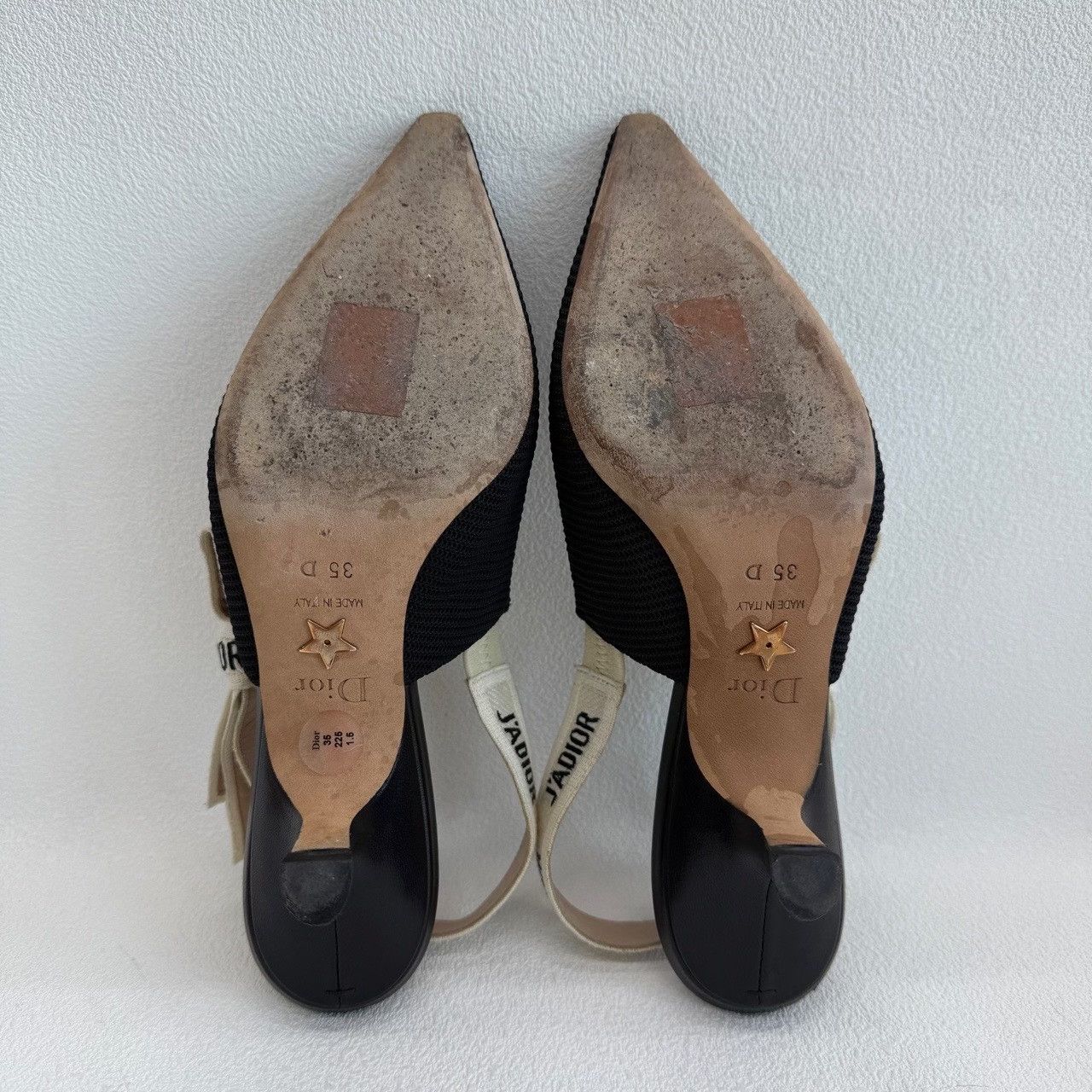 Dior Dior Embroidered Black Lowtop Sneakers us_5 Women Size US 5 / IT 35 - 6 Thumbnail