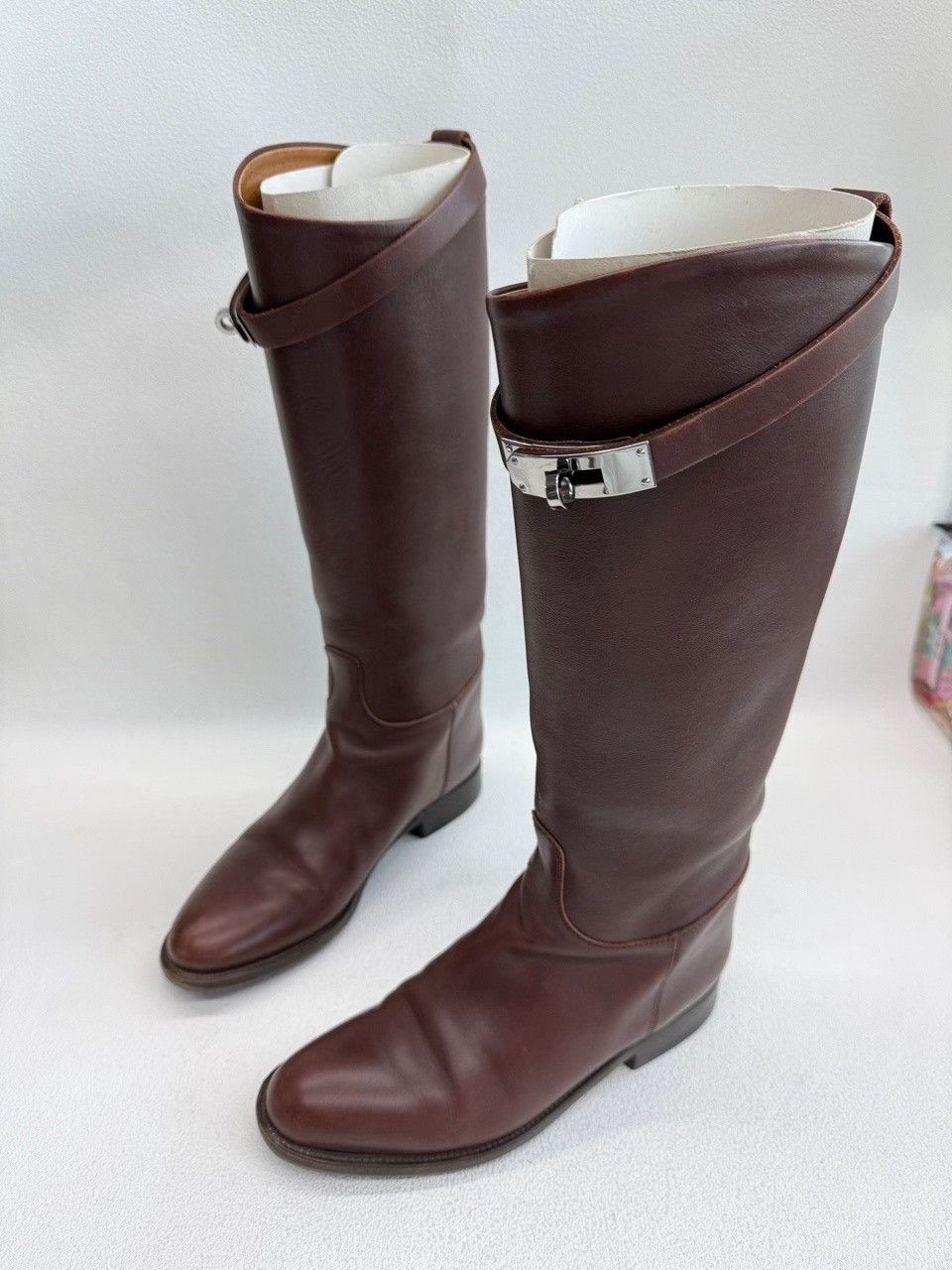 Hermes Hermes Leather Red Boots us_6-5 Women Size US 6.5 / IT 36.5 - 8 Thumbnail