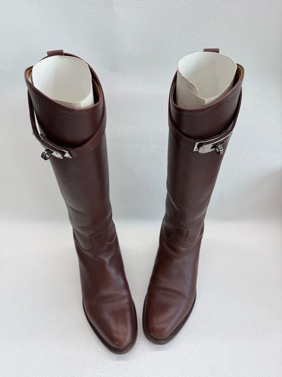 Hermes Hermes Leather Red Boots us_6-5 Women Size US 6.5 / IT 36.5 - 9 Thumbnail