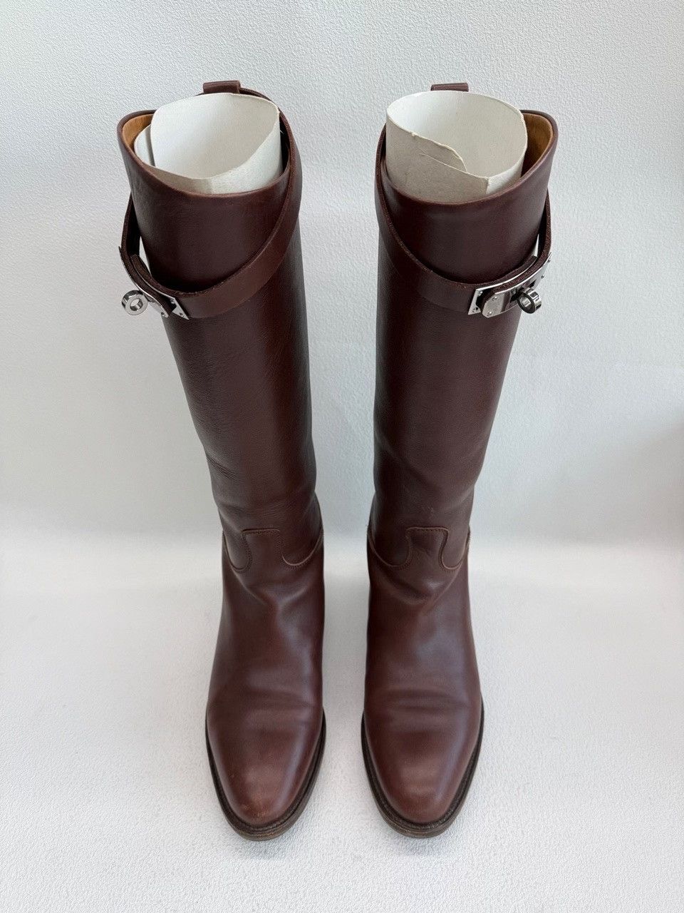 Hermes Hermes Leather Red Boots us_6-5 Women Size US 6.5 / IT 36.5 - 2 Thumbnail