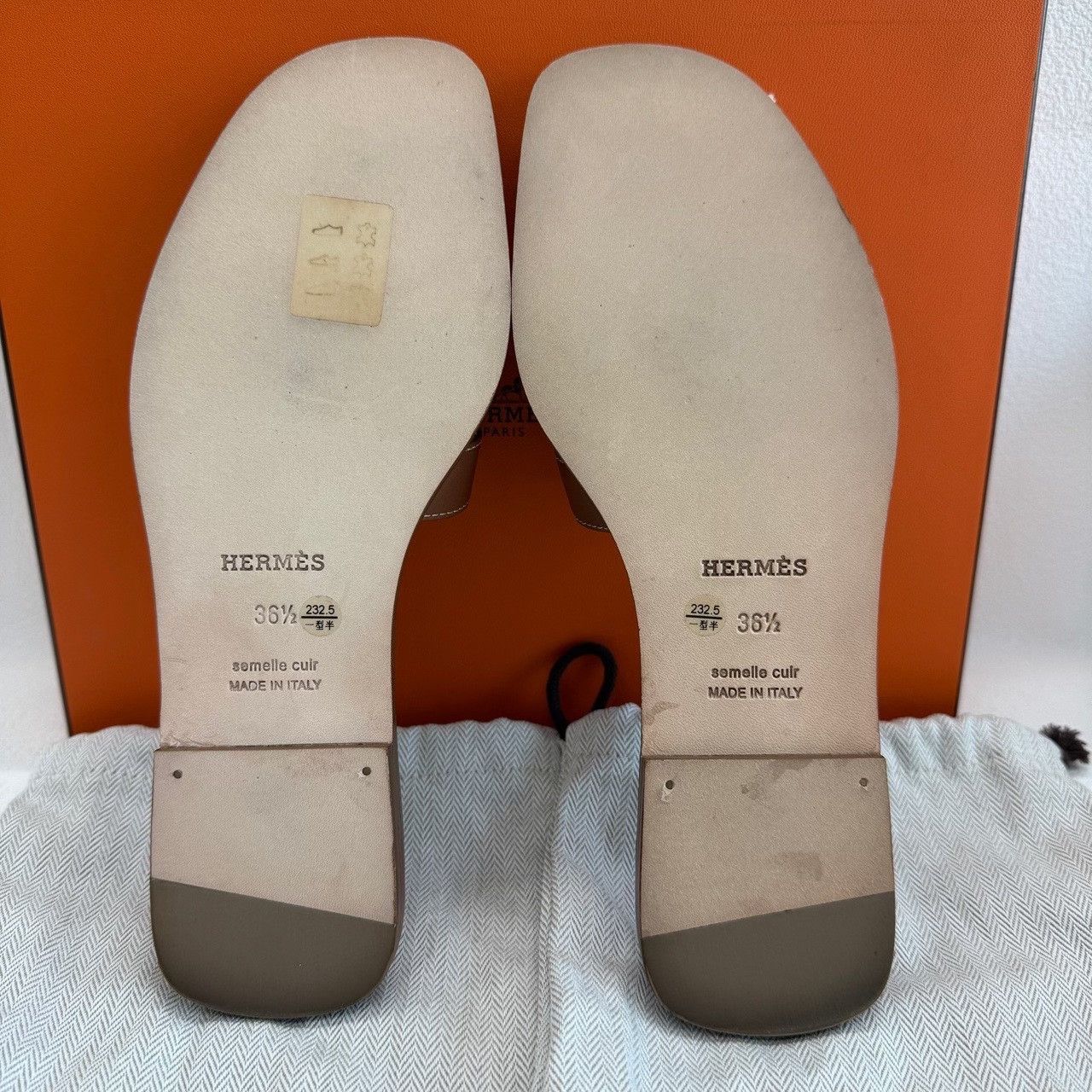 Hermes Hermes Brown Sandals us_5 Women Size US 5 / IT 35 - 7 Thumbnail