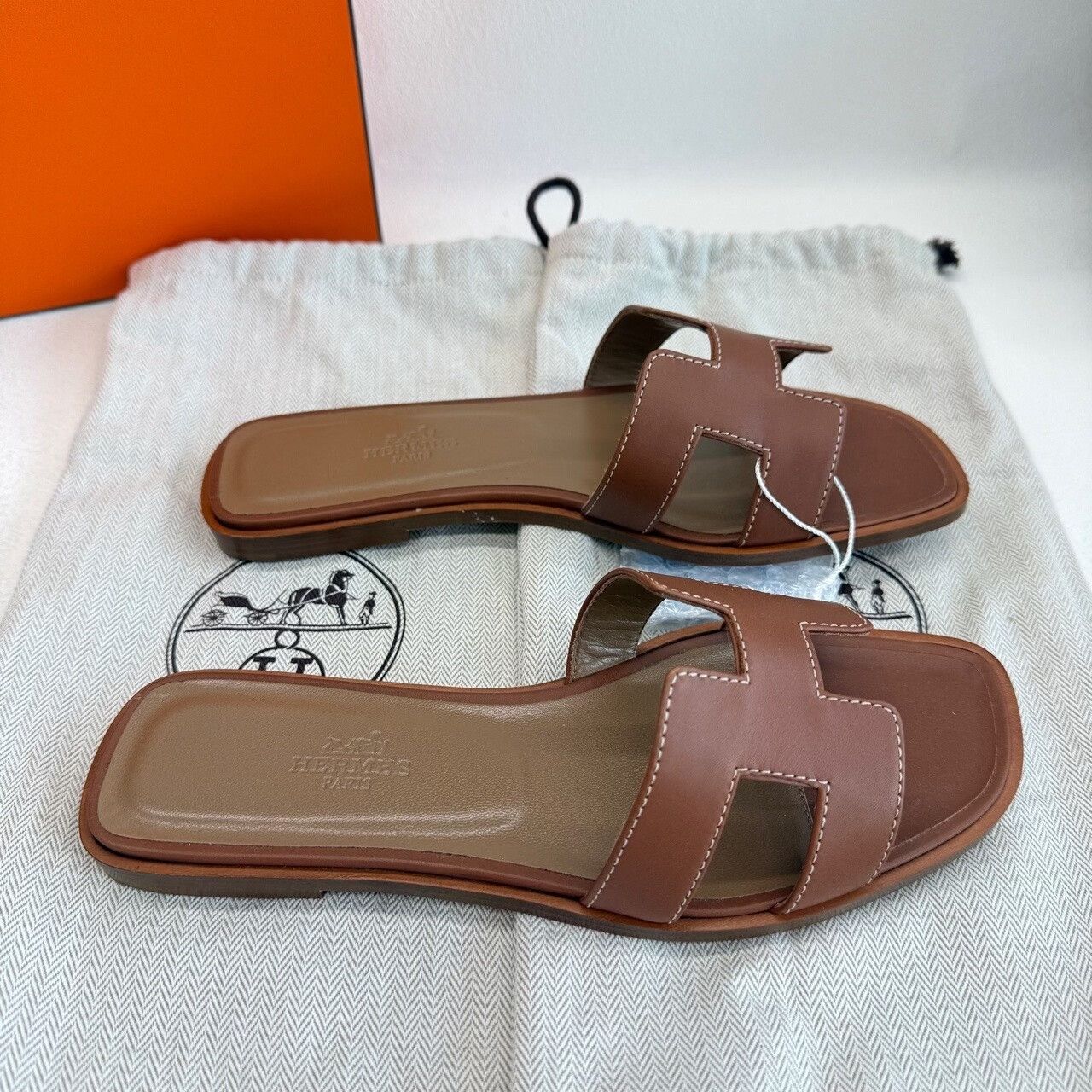Hermes Hermes Brown Sandals us_5 Women Size US 5 / IT 35 - 4 Thumbnail