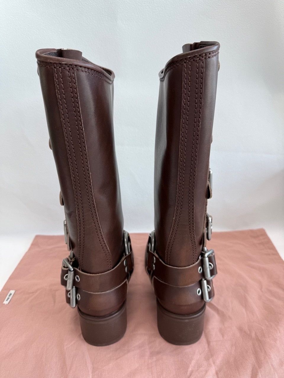 Miu Miu Miu Miu Retro Brown Boots us_6 Women Size US 6 / IT 36 - 6 Thumbnail