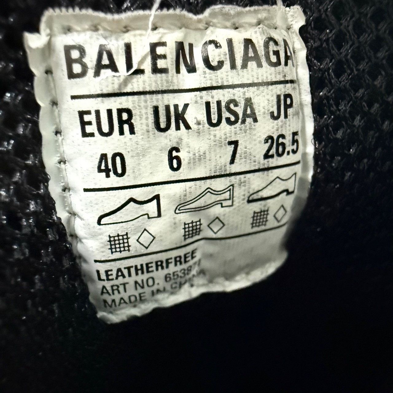 Balenciaga Balenciaga Retro Black Lowtop Sneakers 7.5 Men Size US 7.5 / EU 40-41 - 6 Thumbnail