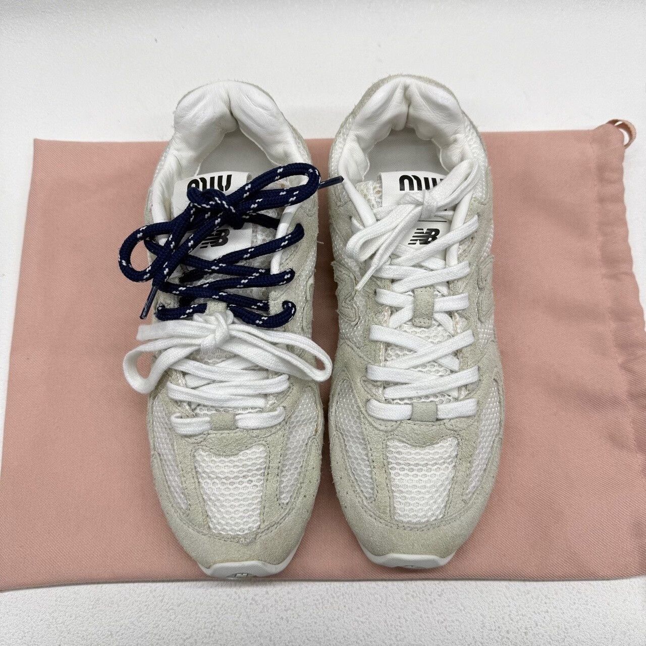 New Balance New Balance Collab White Lowtop Sneakers us_7-5 Women Size US 7.5 / IT 37.5 - 2 Thumbnail