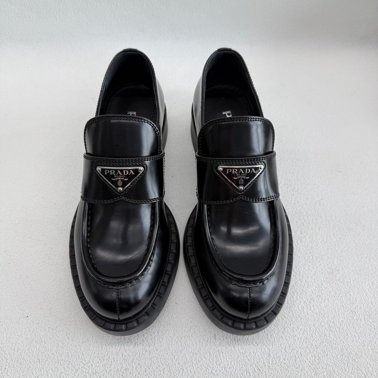 Prada Prada Retro Black Lowtop Sneakers us_6-5 Women Size US 6.5 / IT 36.5 - 2 Thumbnail