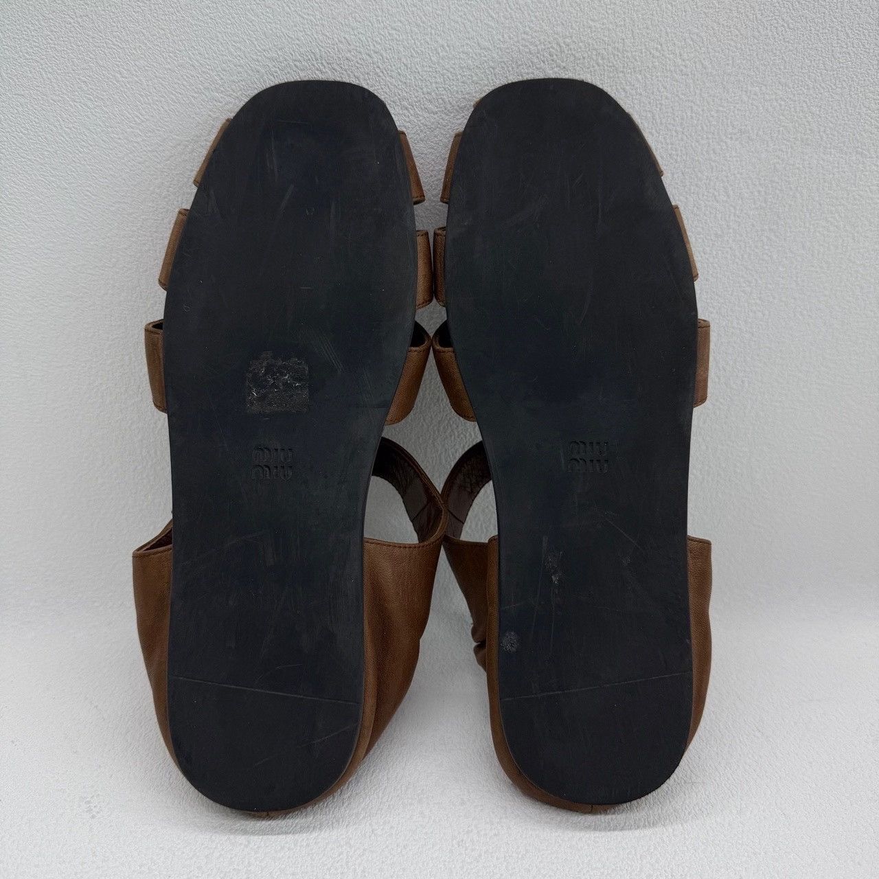 Miu Miu Miu Miu Brown Sandals us_6-5 Women Size US 6.5 / IT 36.5 - 7 Thumbnail