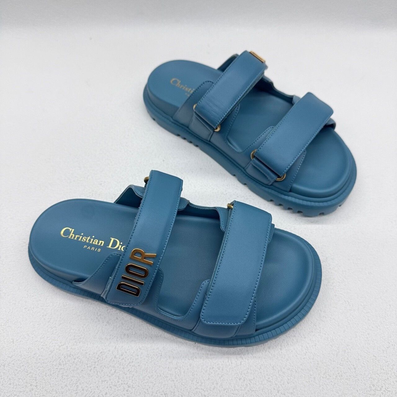 Dior Dior Blue Sandals us_5 Women Size US 5 / IT 35 - 3 Thumbnail