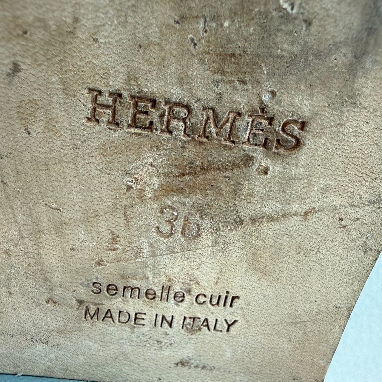 Hermes Hermes Blue Sandals us_6 Women Size US 6 / IT 36 - 6 Thumbnail
