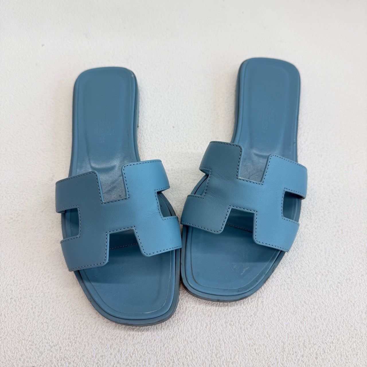 Hermes Hermes Blue Sandals us_6 Women Size US 6 / IT 36 - 7 Thumbnail