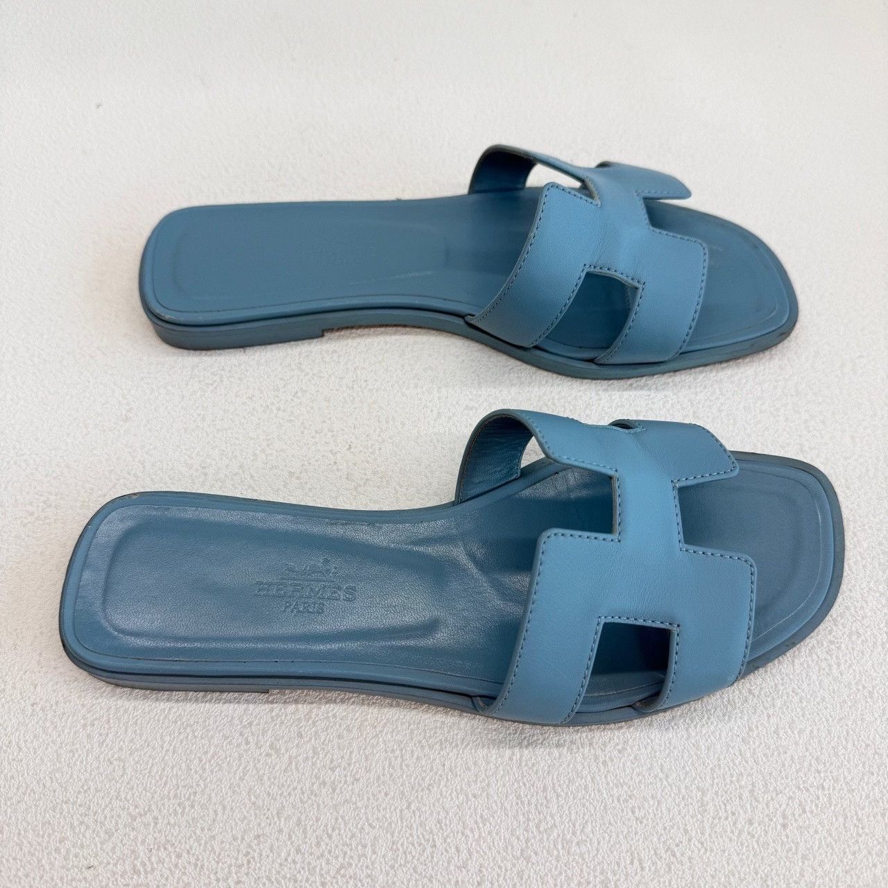 Hermes Hermes Blue Sandals us_6 Women Size US 6 / IT 36 - 4 Thumbnail