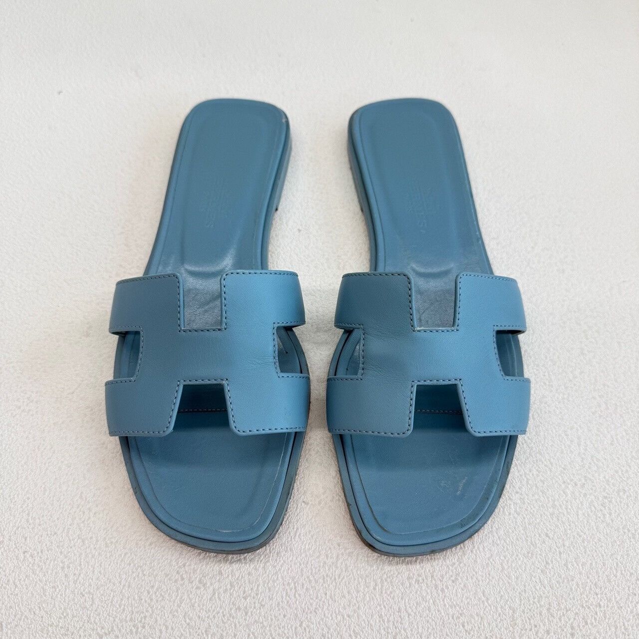 Hermes Hermes Blue Sandals us_6 Women Size US 6 / IT 36 - 2 Thumbnail
