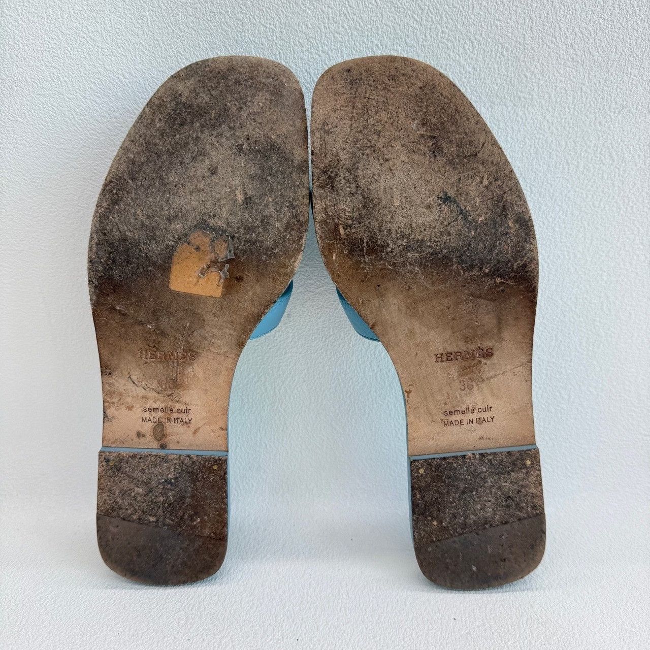 Hermes Hermes Blue Sandals us_6 Women Size US 6 / IT 36 - 5 Thumbnail