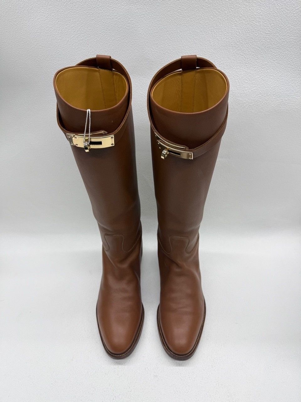 Hermes Hermes Leather Brown Boots us_6 Women Size US 6 / IT 36 - 2 Thumbnail
