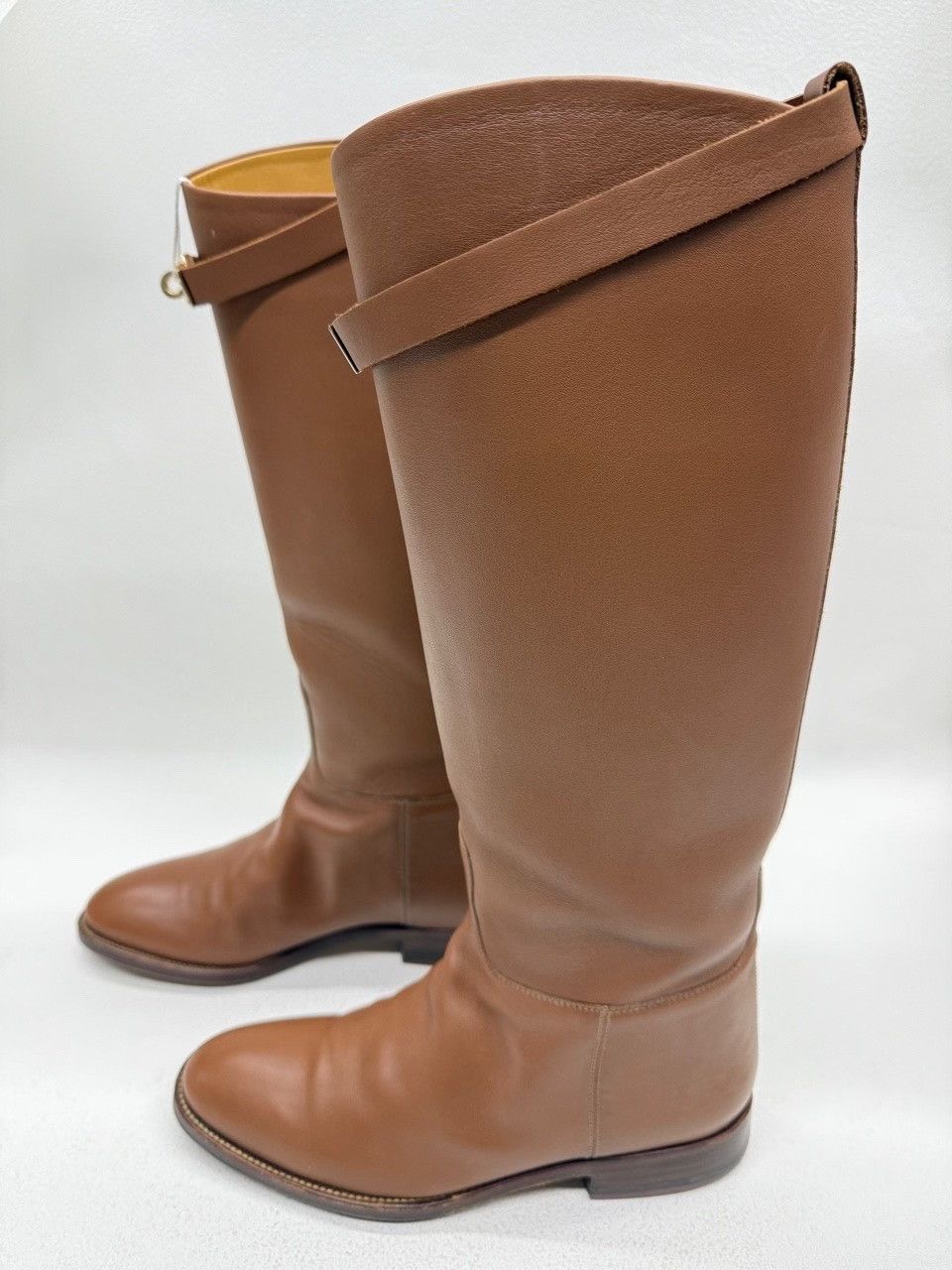 Hermes Hermes Leather Brown Boots us_6 Women Size US 6 / IT 36 - 4 Thumbnail