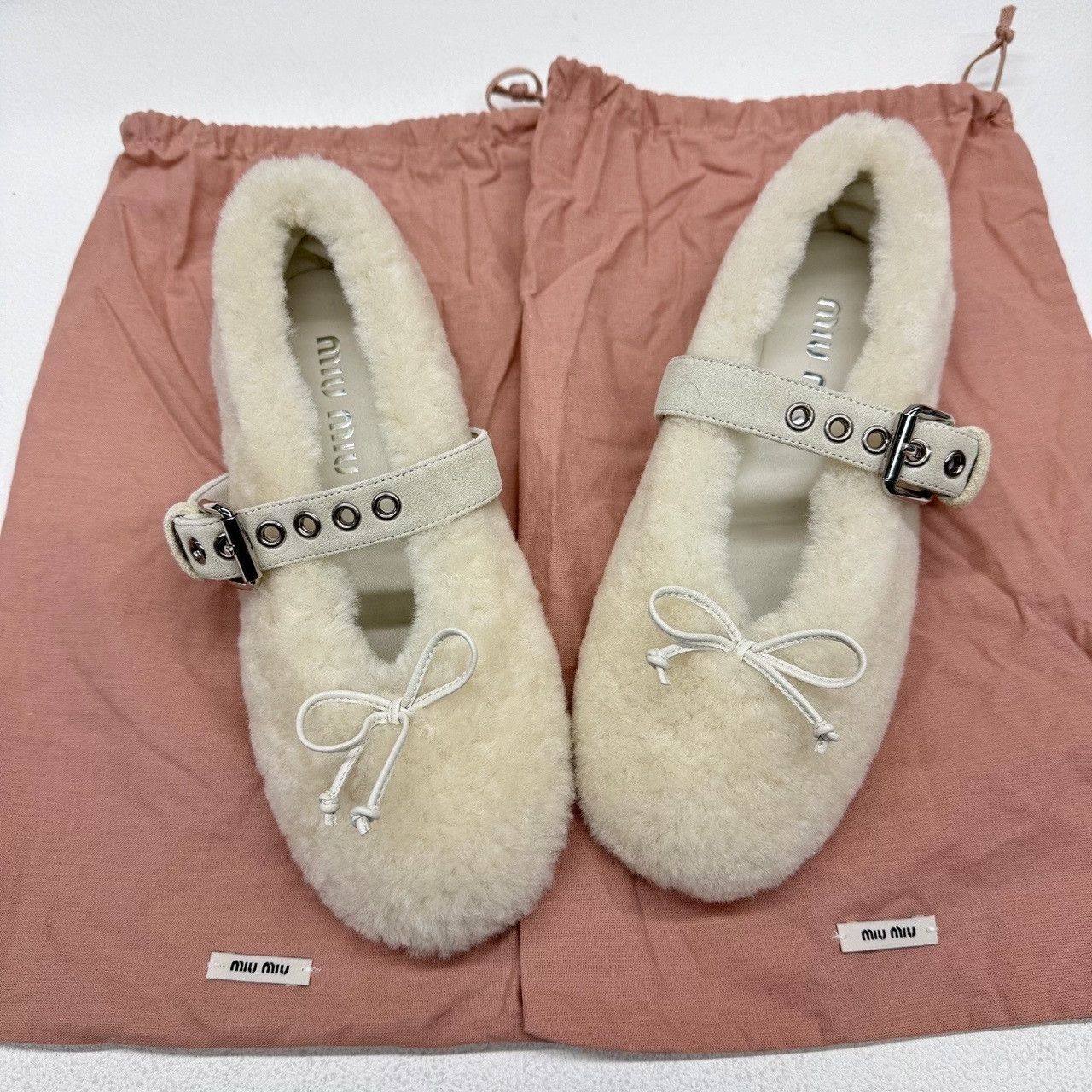 Miu Miu Miu Miu White Lowtop Sneakers us_5 Women Size US 5 / IT 35 - 8 Thumbnail