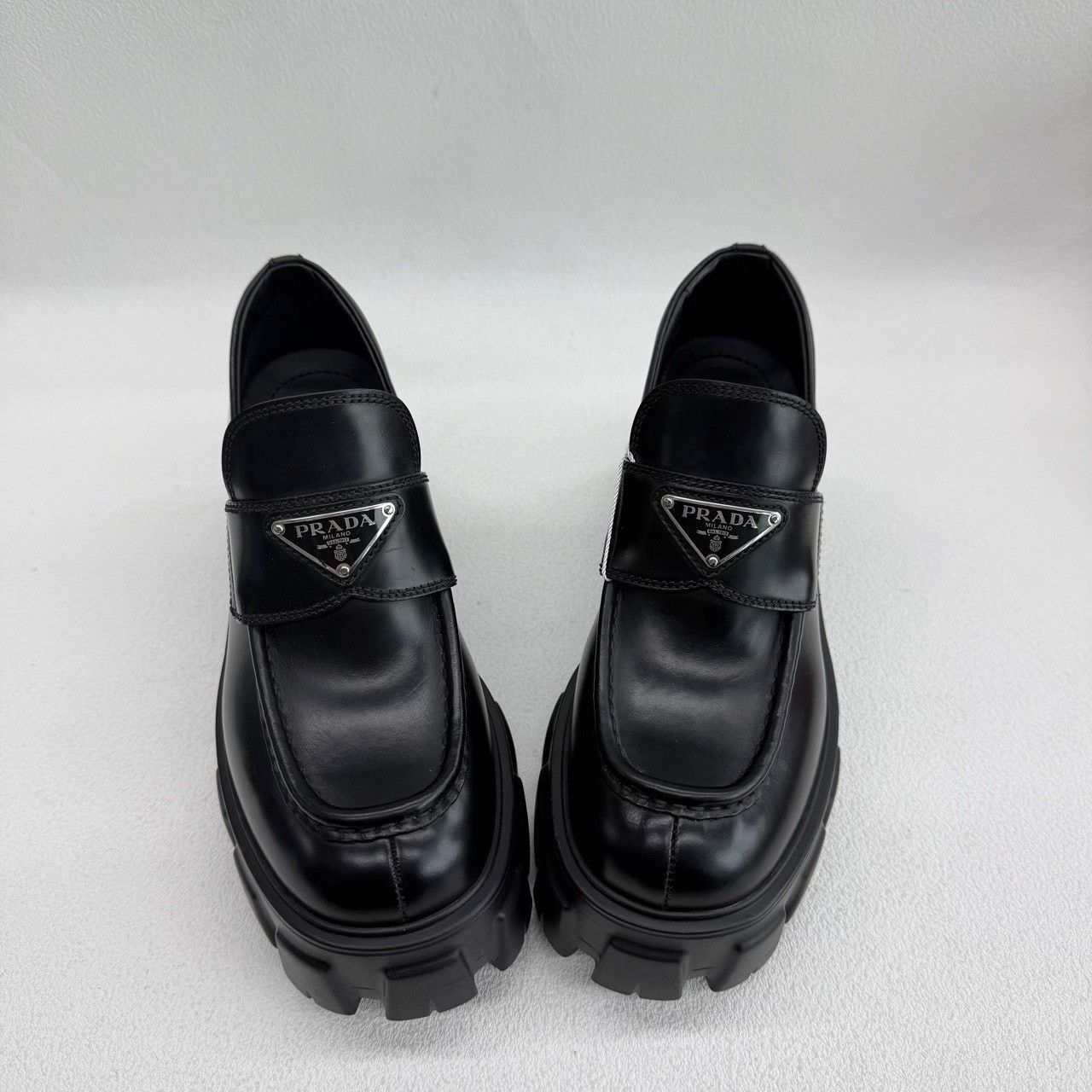 Prada Prada Black Lowtop Sneakers us_5 Women Size US 5 / IT 35 - 8 Thumbnail