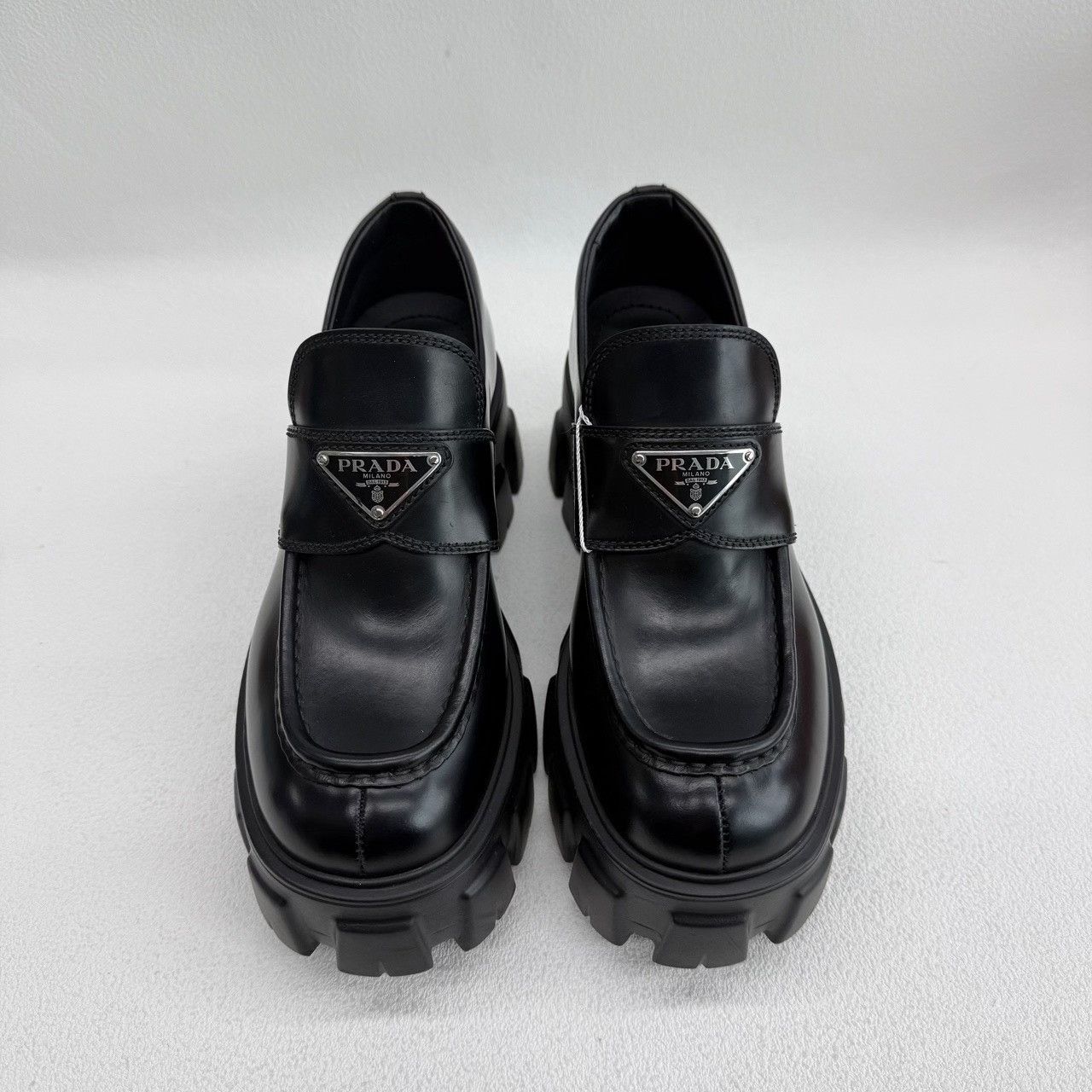 Prada Prada Black Lowtop Sneakers us_5 Women Size US 5 / IT 35 - 2 Thumbnail