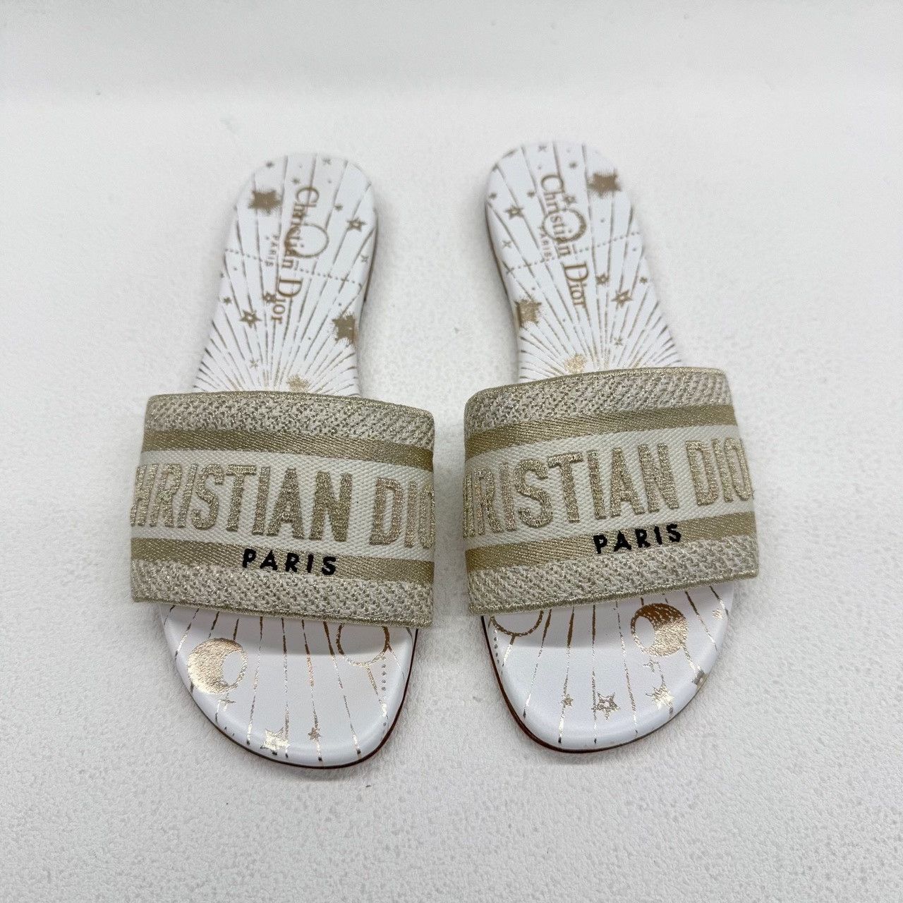 Dior Dior White Sandals us_5 Women Size US 5 / IT 35 - 2 Thumbnail