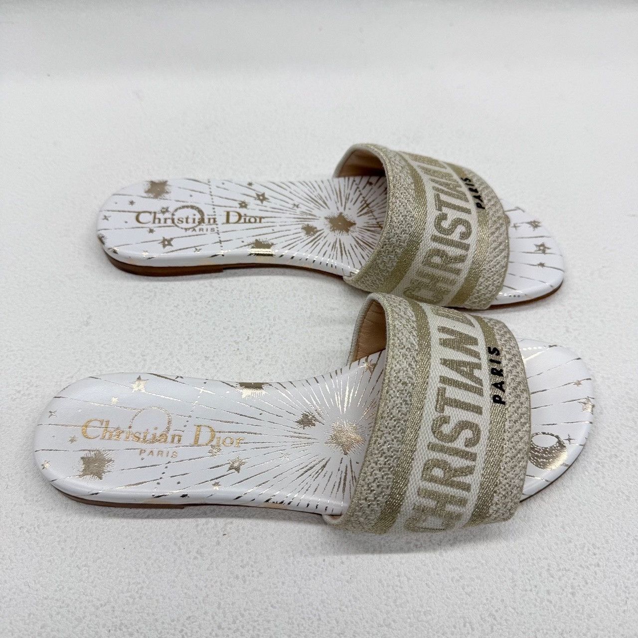 Dior Dior White Sandals us_5 Women Size US 5 / IT 35 - 6 Thumbnail