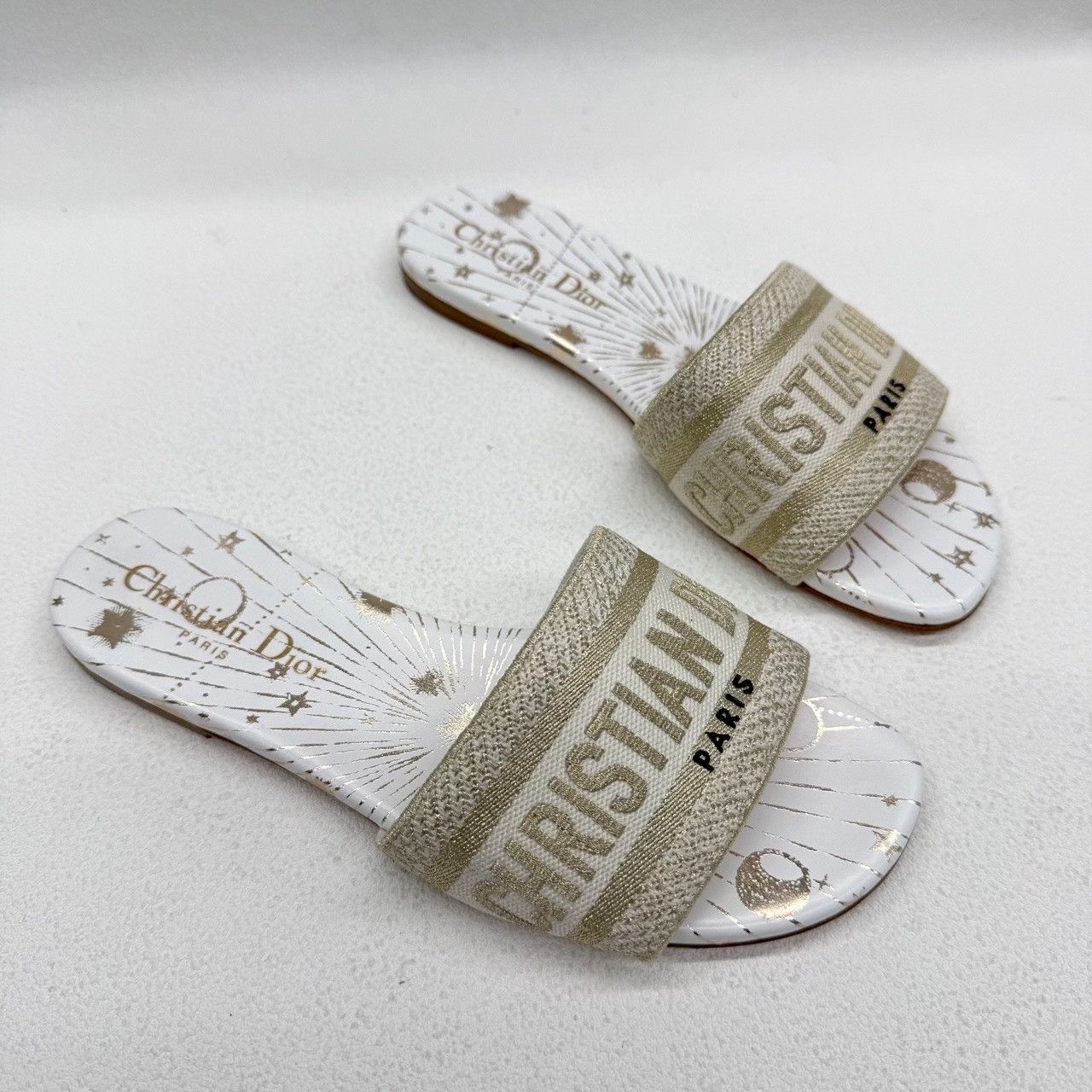 Dior Dior White Sandals us_5 Women Size US 5 / IT 35 - 3 Thumbnail