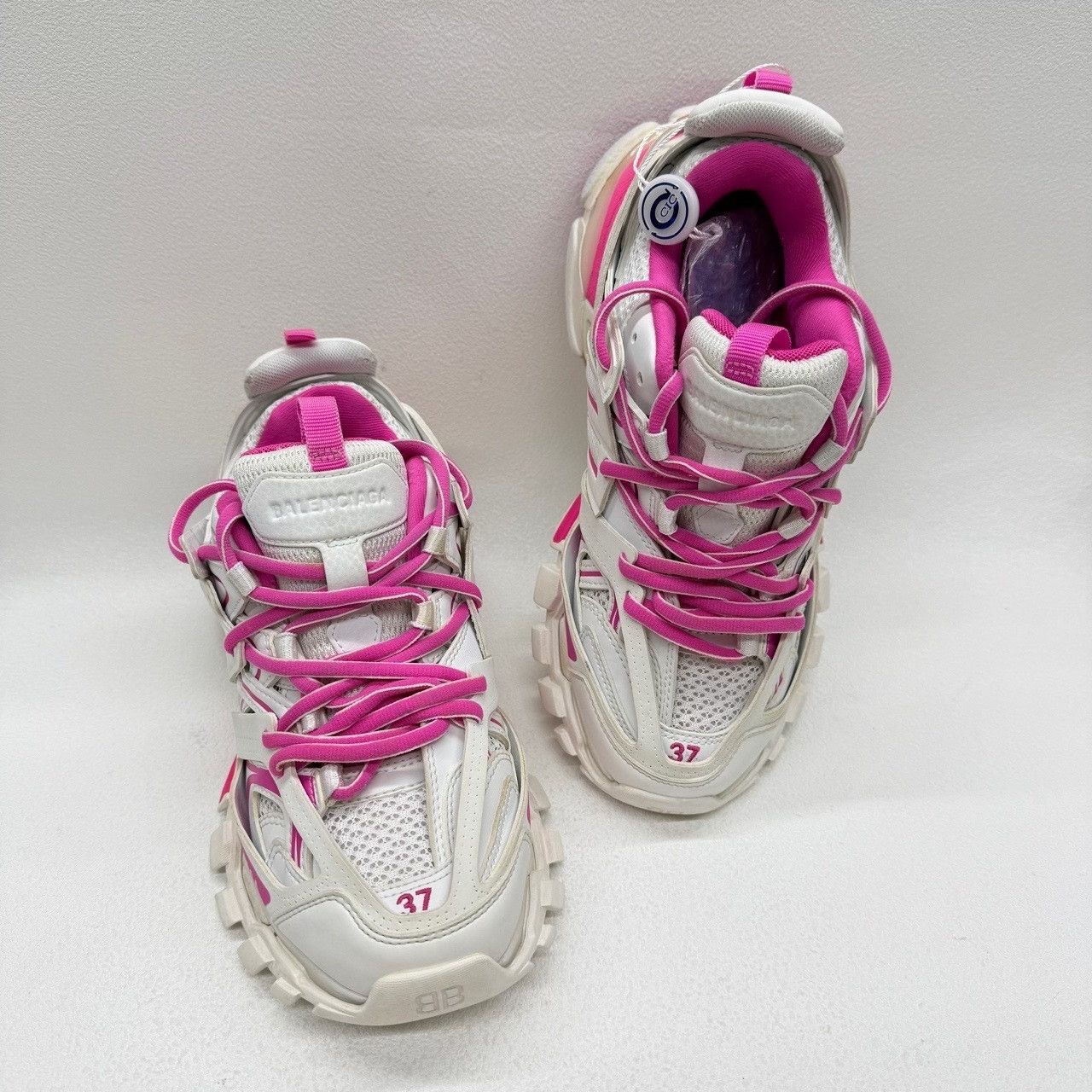 Balenciaga Balenciaga Pink Lowtop Sneakers us_6-5 Women Size US 6.5 / IT 36.5 - 8 Thumbnail