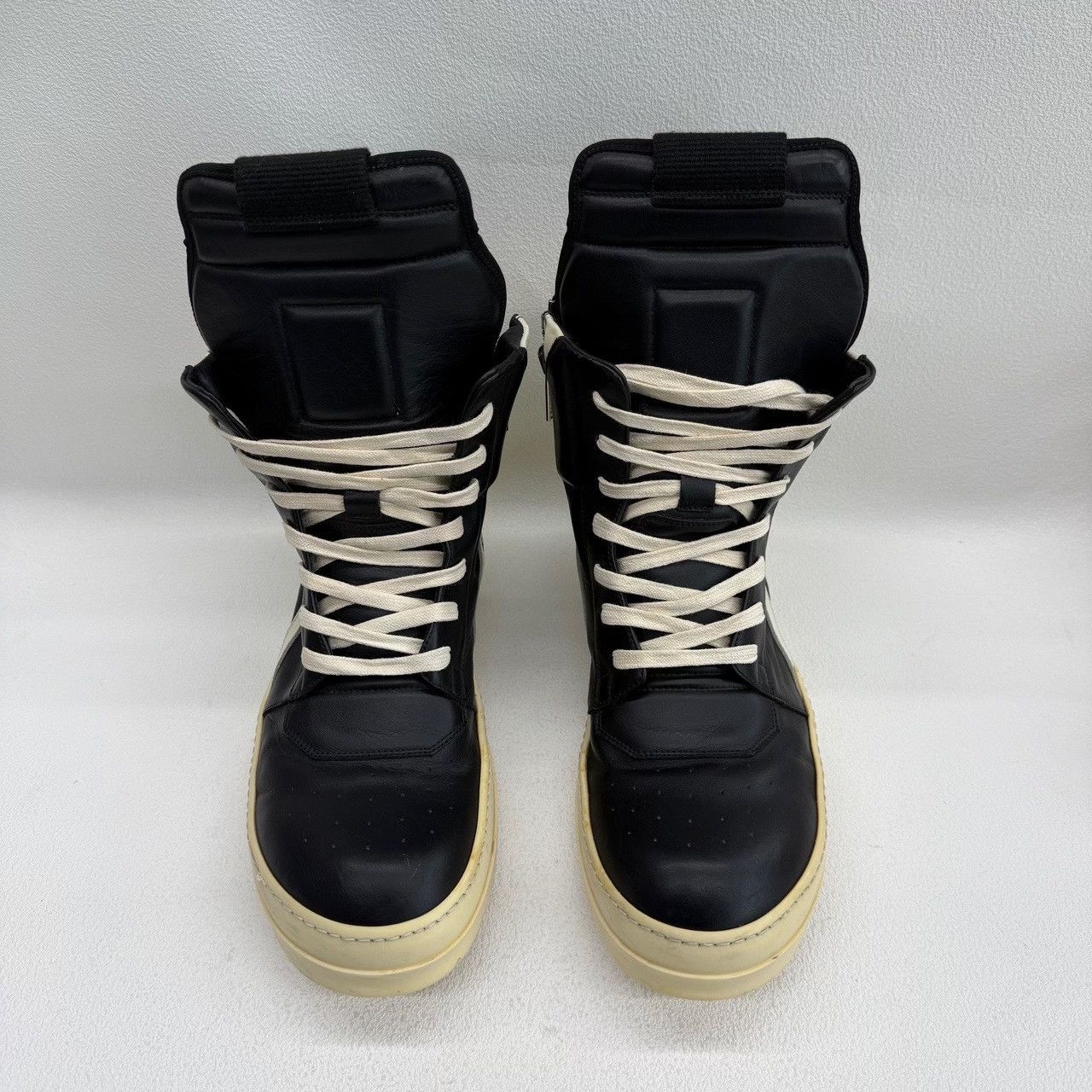 Rick Owens Rick Owens Black Hitop Sneakers 9.5 Men Size US 9.5 / EU 42-43 - 2 Thumbnail