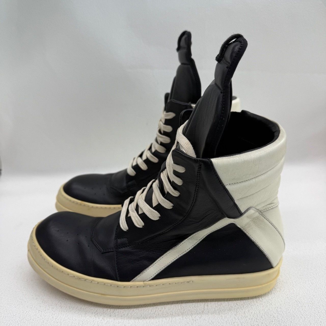 Rick Owens Rick Owens Black Hitop Sneakers 9.5 Men Size US 9.5 / EU 42-43 - 6 Thumbnail