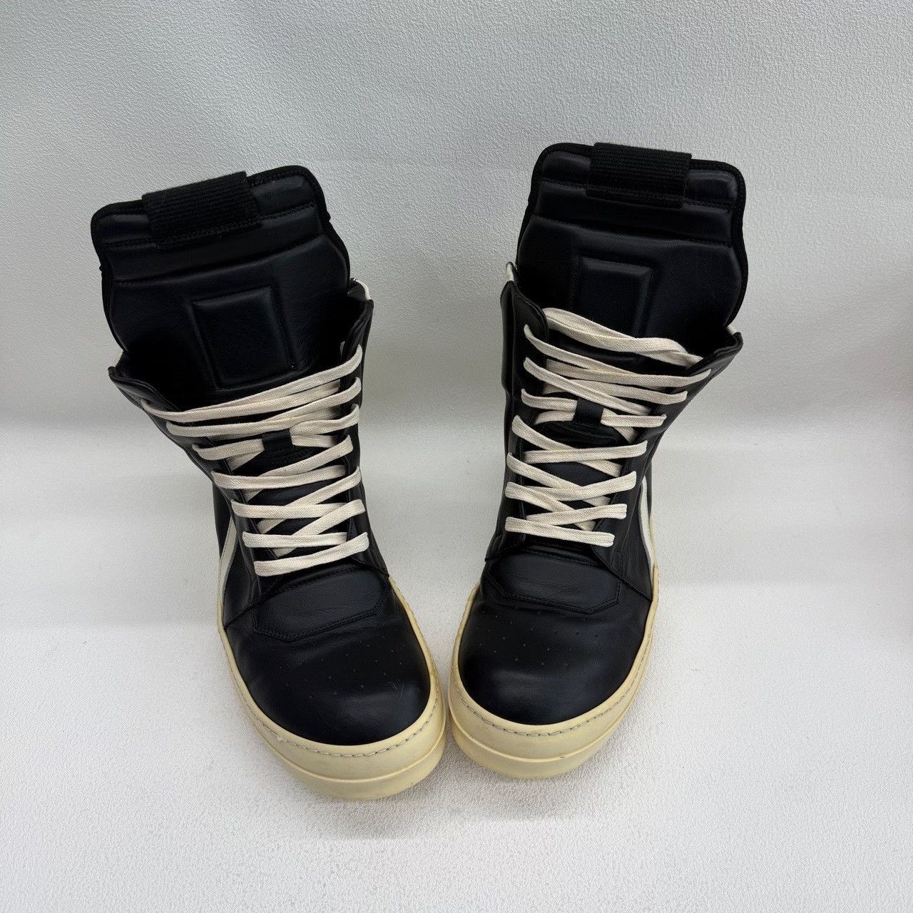 Rick Owens Rick Owens Black Hitop Sneakers 9.5 Men Size US 9.5 / EU 42-43 - 9 Thumbnail