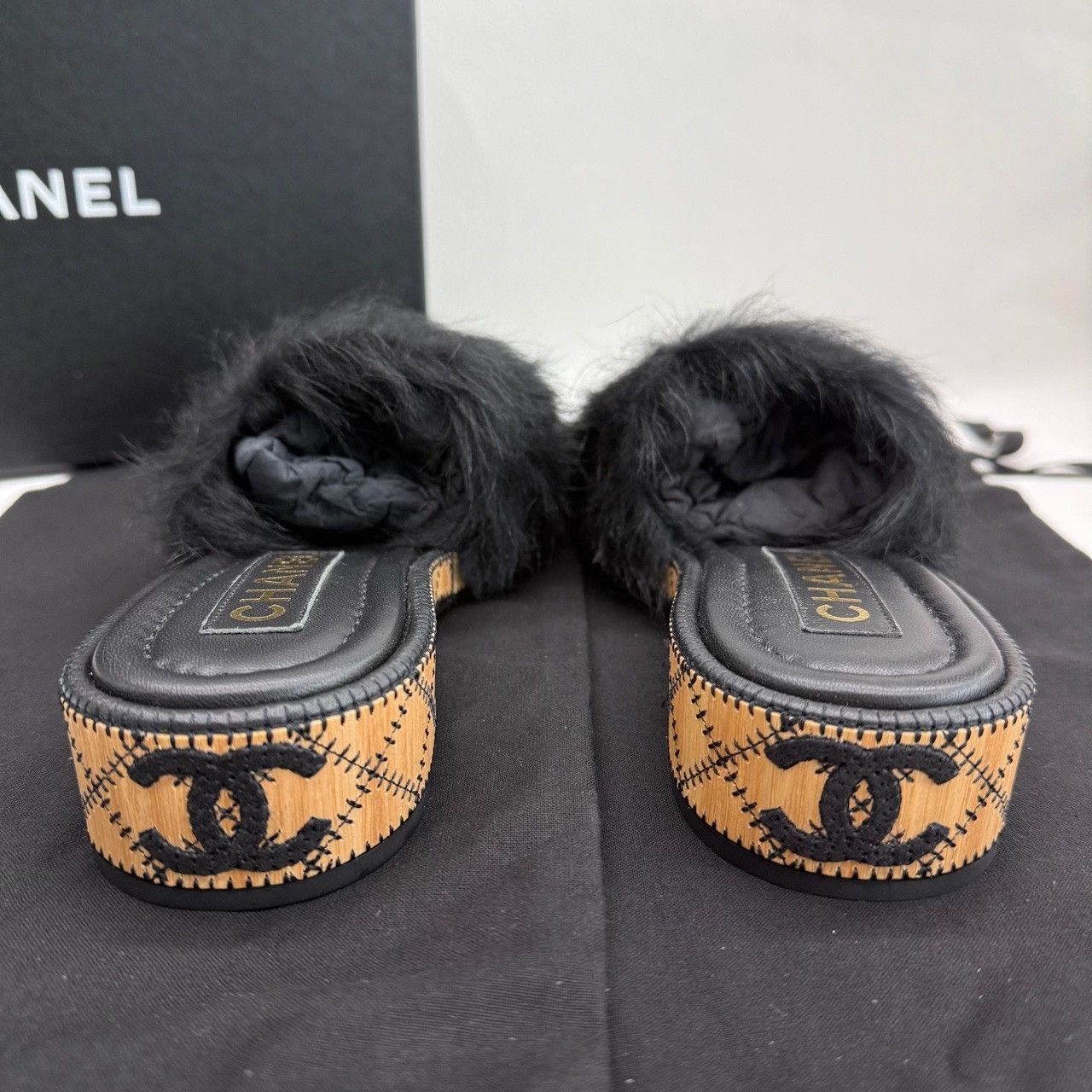 Chanel Chanel Black Sandals us_5 Women Size US 5 / IT 35 - 5 Thumbnail